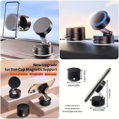 Multicolor Magnetic Suction Phone Holder | Lightweight & Portable