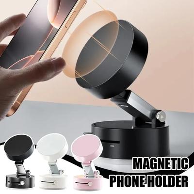 Multicolor Magnetic Suction Phone Holder | Lightweight & Portable